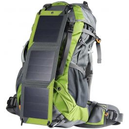 BBWC 42L hiking rugzak groen + zonnepaneel + powerbank 10.000 mAh