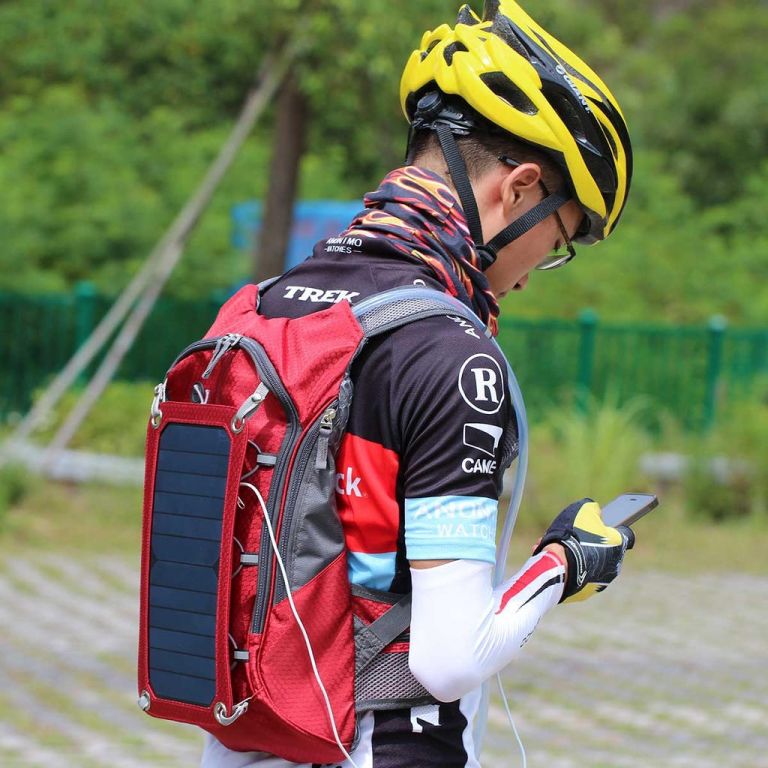 Rugzak met store powerbank