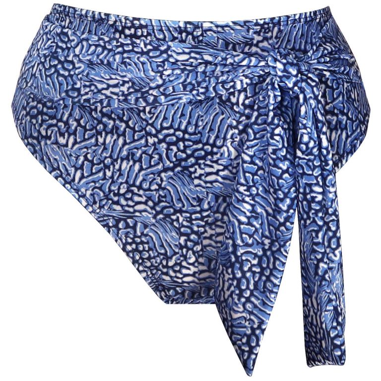 Bikini zondoorlatend broekje Caicai - Blue Squama 