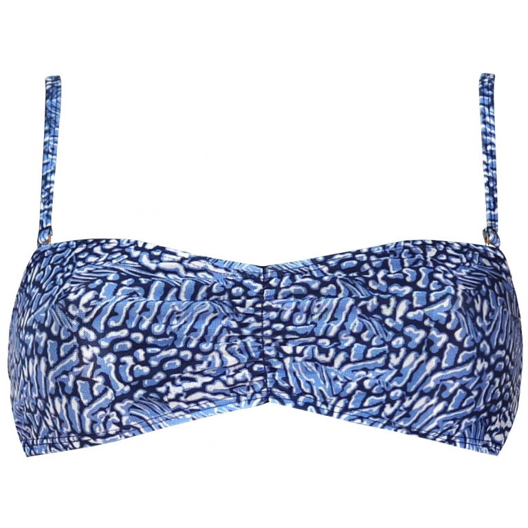 Bikini zondoorlatend topje Caicai - Blue Squama 