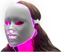 LED gezichtsmasker roze licht